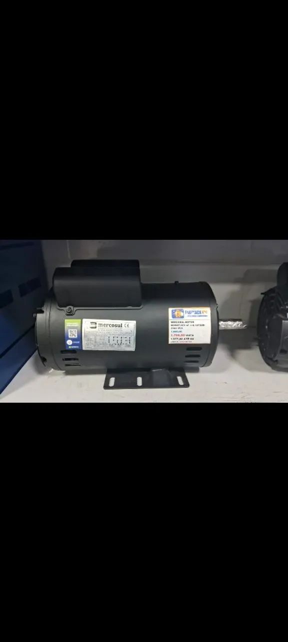 MOTOR ELÉTRICO 3CV MON 127/220V 1700RPM IP21 MERCOSUL - Foto 2
