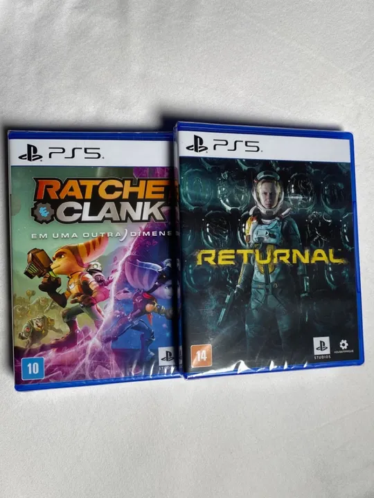 Jogos PS5 Returnal e Ratchet & Clank