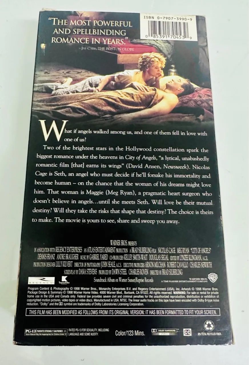 VHS filme Cidade dos Anjos - CDs, DVDs etc - Alphaville, Santana
