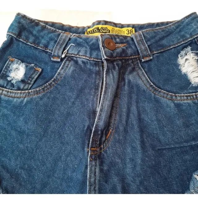shorts jeans feminino  - Foto 4