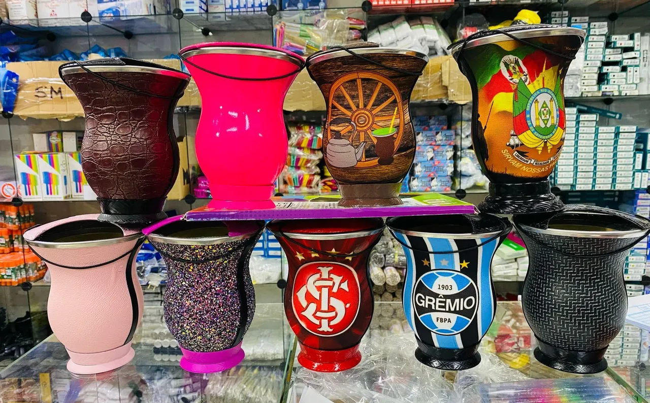 Ótimas cuias para Chimarrão Personalizadas - Novas