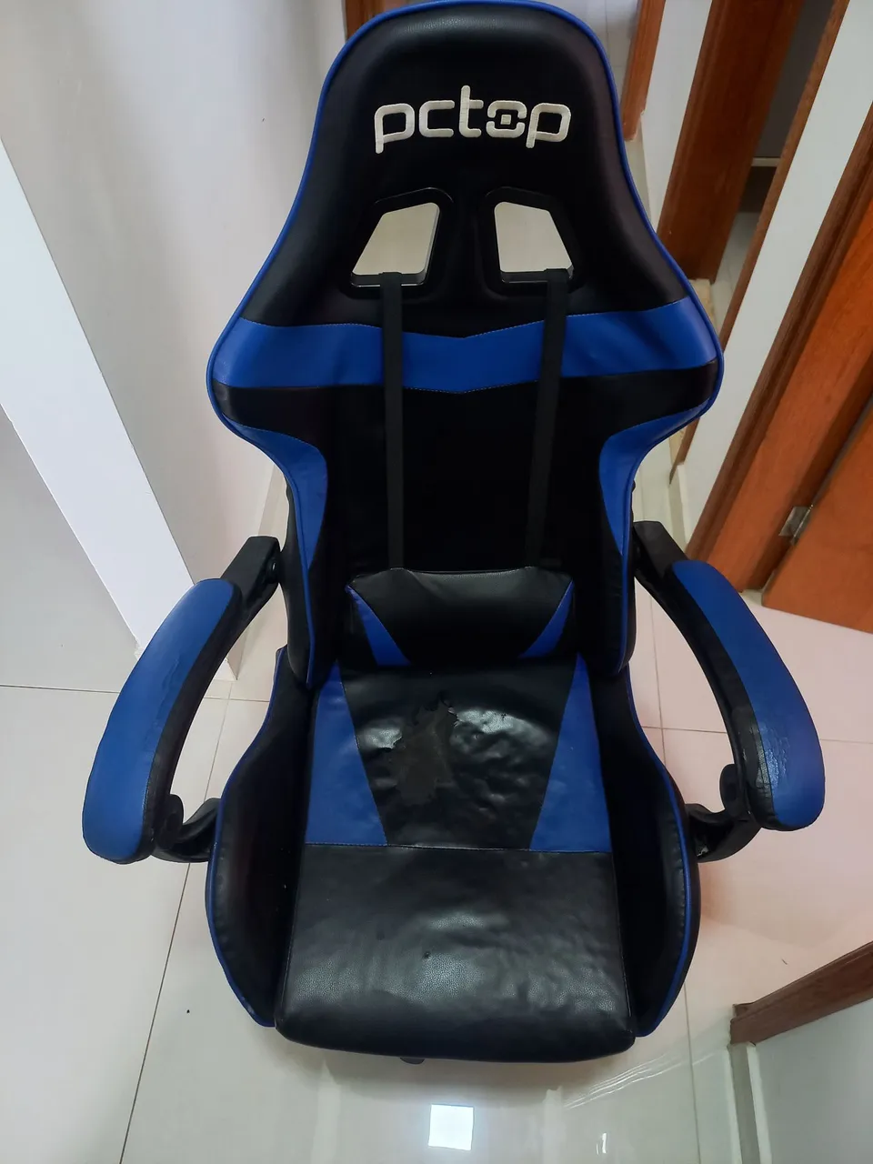 Cadeira Gamer PCTOP Azul e Preto