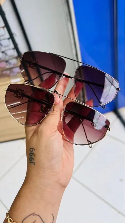 Óculos Feminino Em Metal - Foto 5