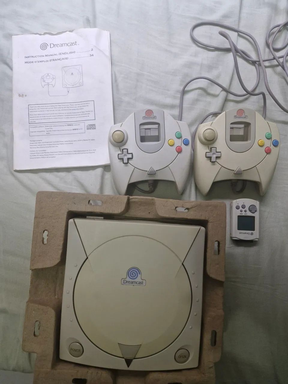 Sega Dreamcast com caixa e berço completo - Foto 2