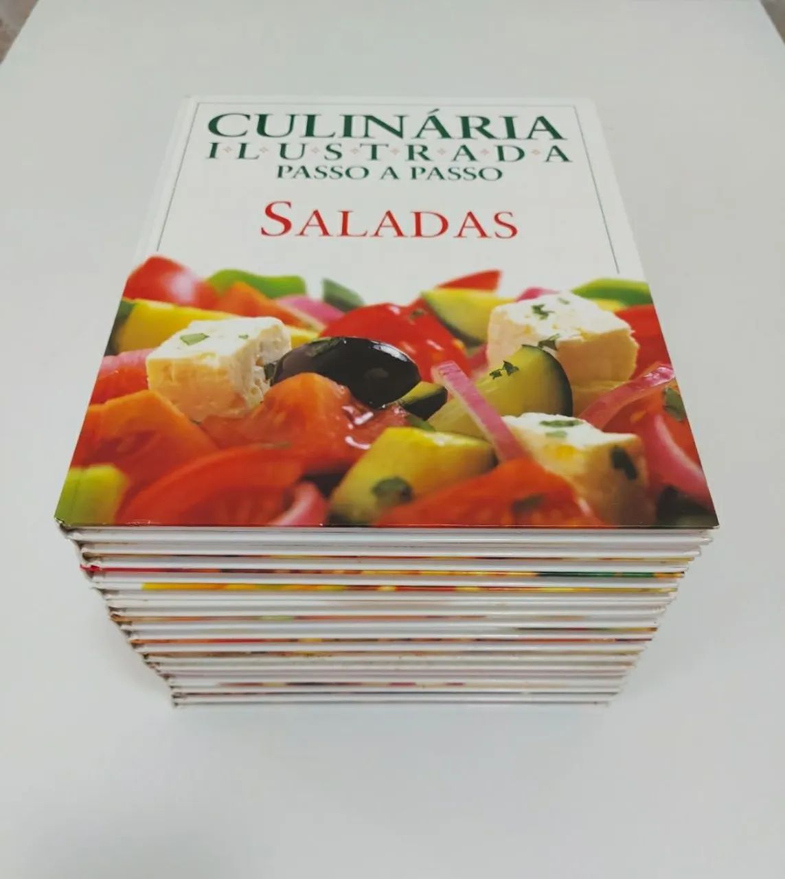 Livro de Receitas Culinária Ilustrada - 16 volumes