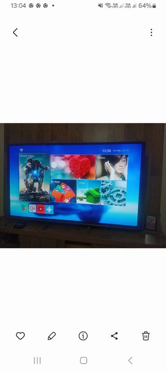 Smart TV com Android e Apps