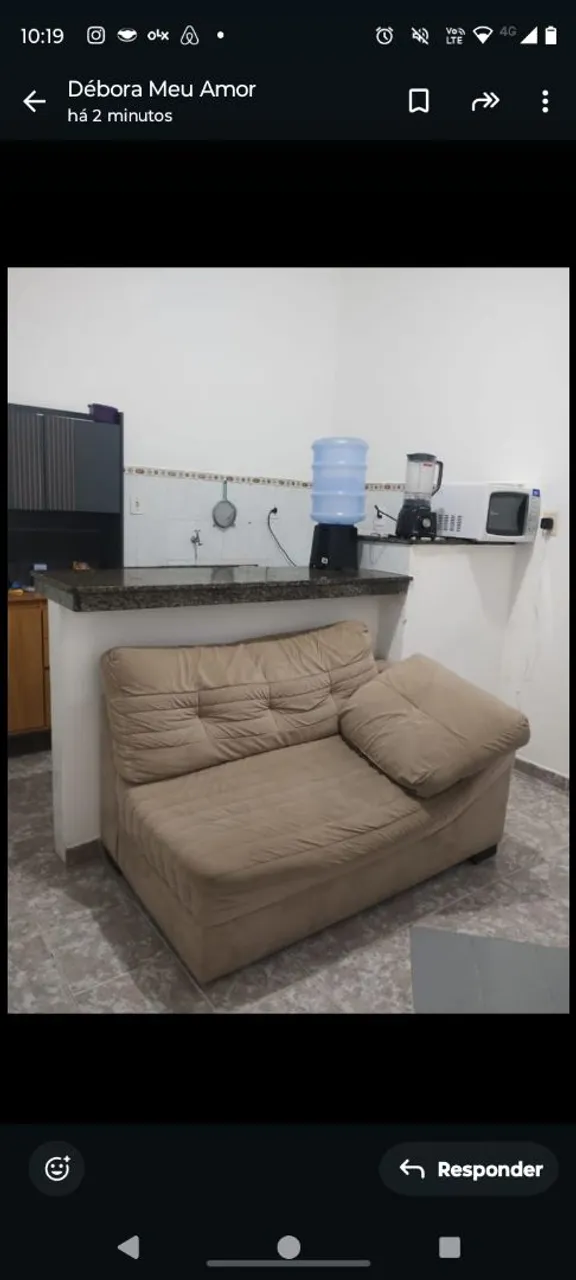 Kitnet Mobiliada para Temporada