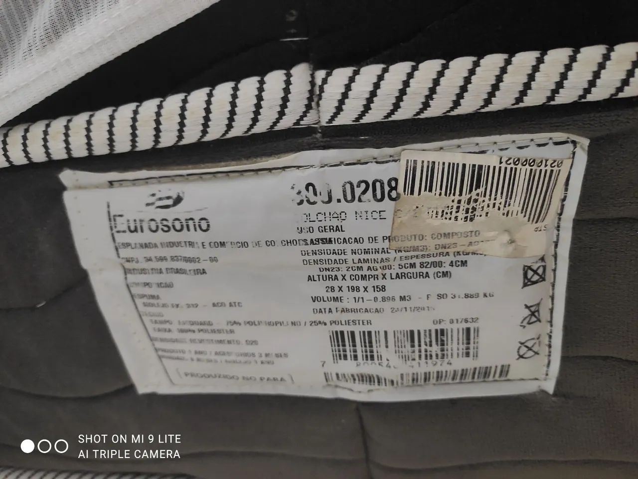 Colchão Eurosono USADO Queen 