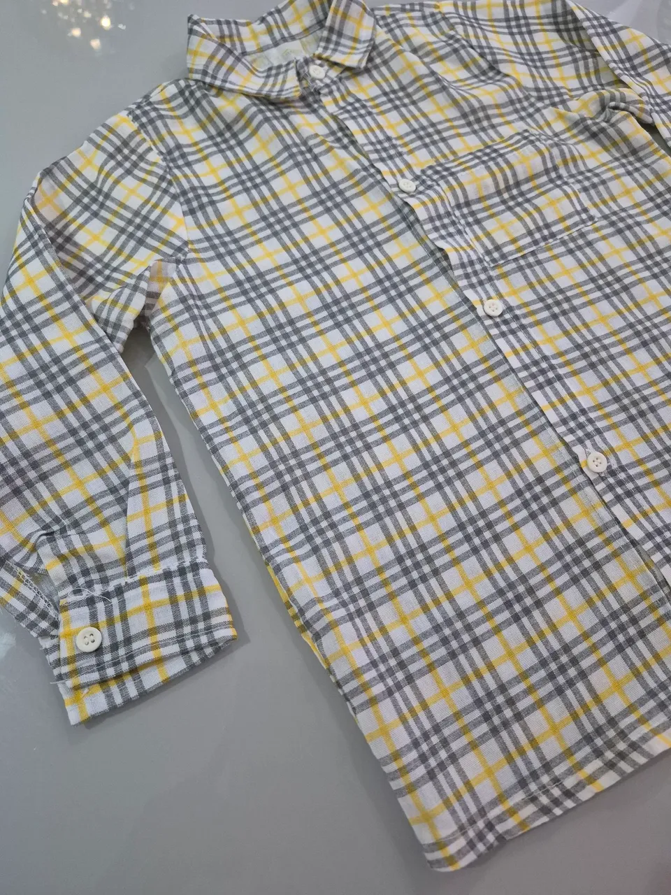 Camisa xadrez infantil 6 anos