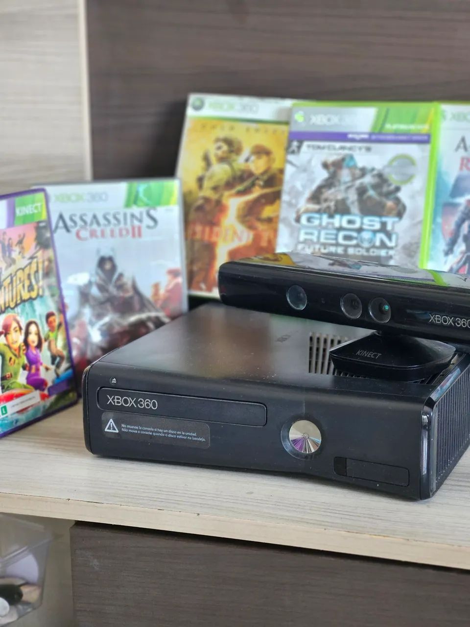 Xbox 360 + Jogos e Kinect (ACEITO CARTÃO) - Foto 3