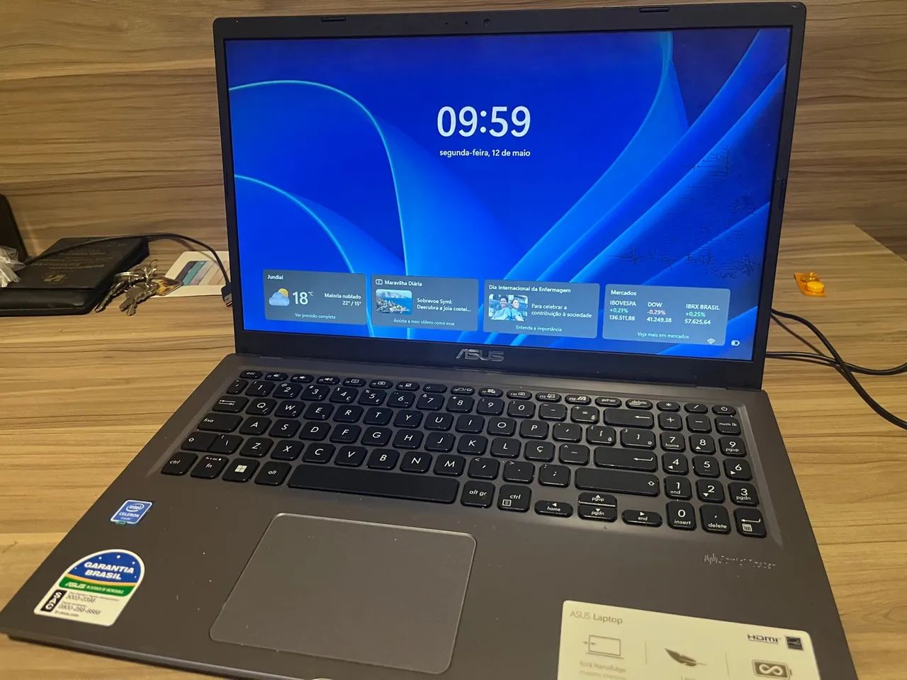 Notebook ASUS X515 Dual Core 4GB 128GB SSD Tela 15,6 - Foto 3