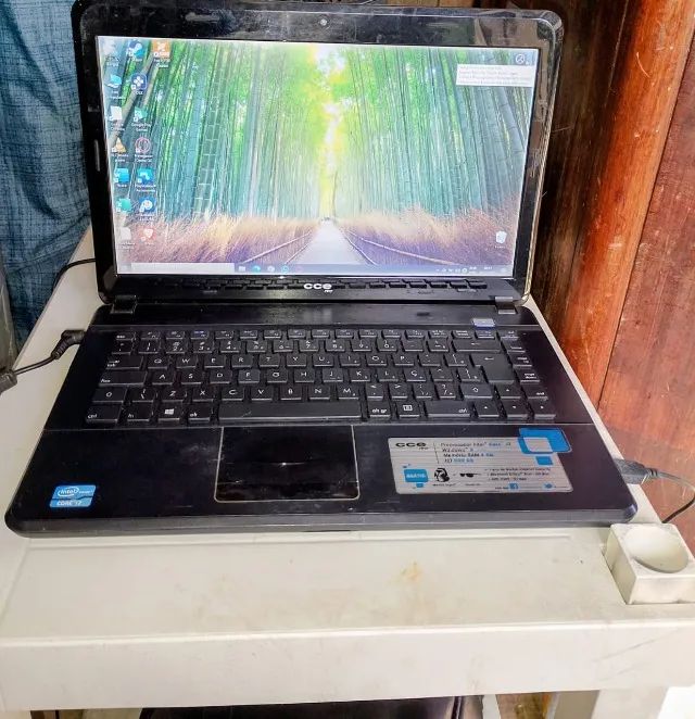 Notebook CCE usado, bom estado. - Foto 4