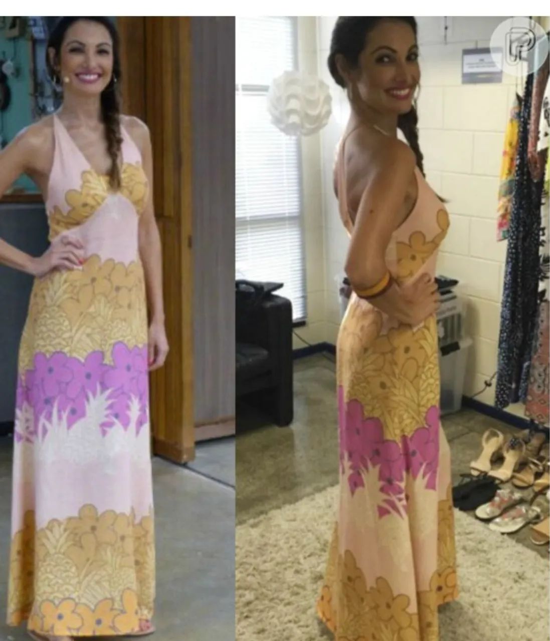 Vestido longo farm