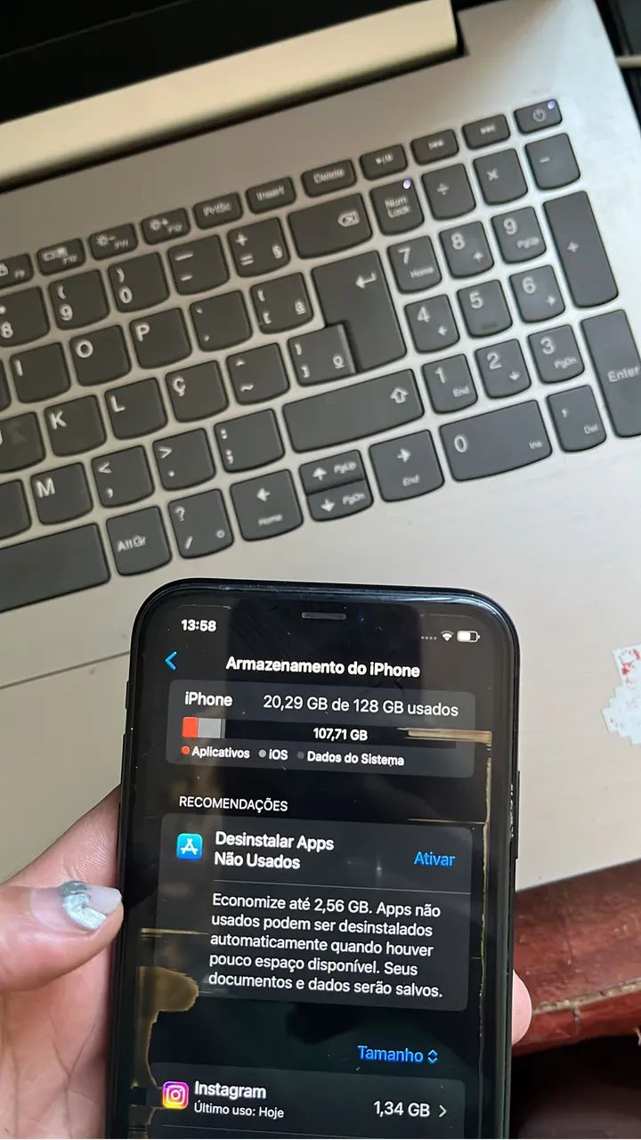iphone xr seminovo  - Foto 4