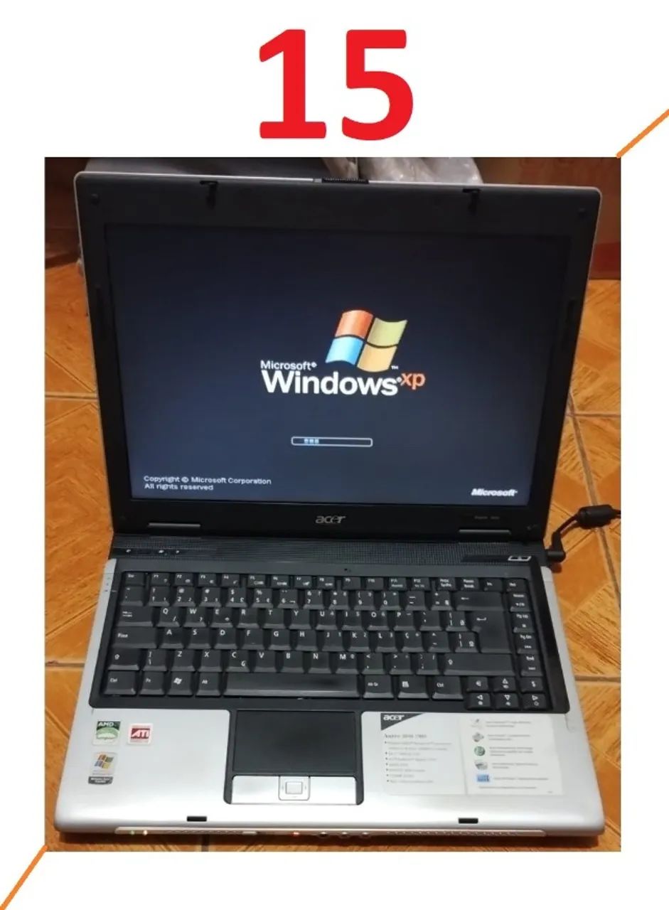 Cód.15) 1un. Notebook Acer Aspire 3050 ZR3 usado
