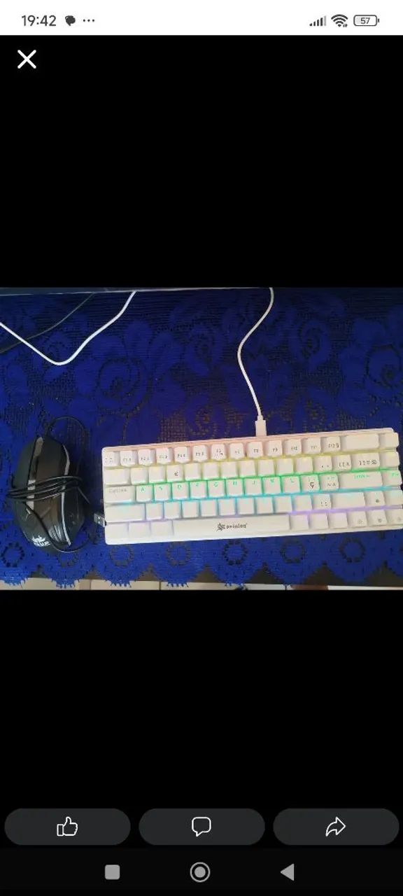 Teclado e mouse 