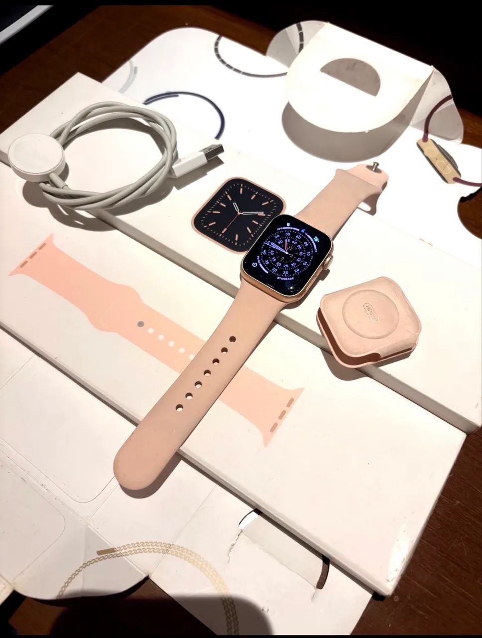 Apple Watch Séries 6 40mm Rosê - Foto 3
