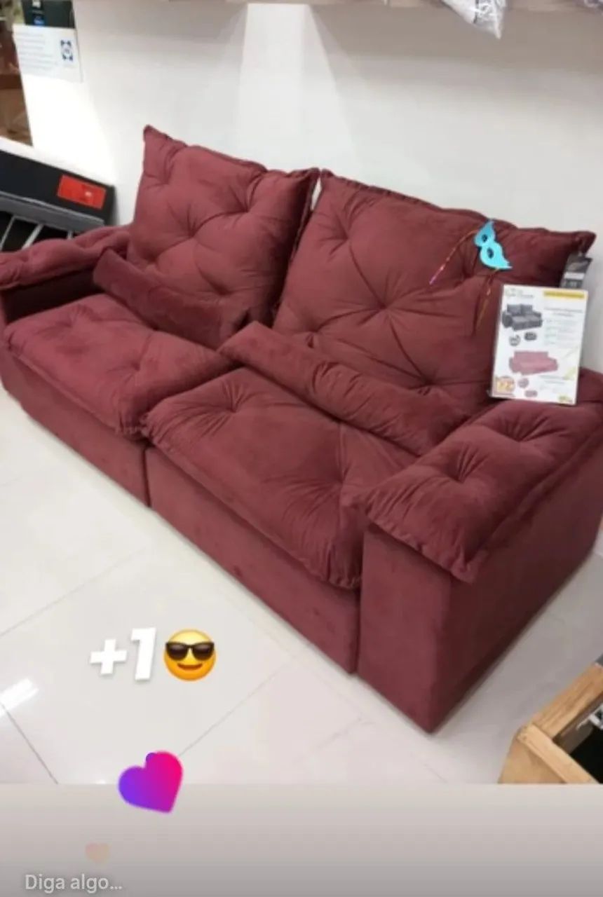 Vendo sofá dois lugares 65204303613185121
