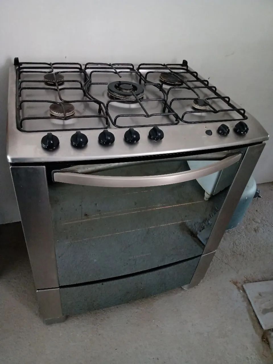 Fogão inox 5 bocas 
