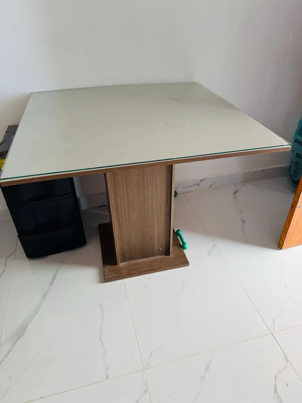 Mesa tampo vidro 