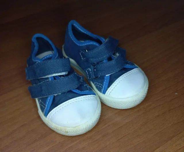 Tenis Bebê azul - Foto 5