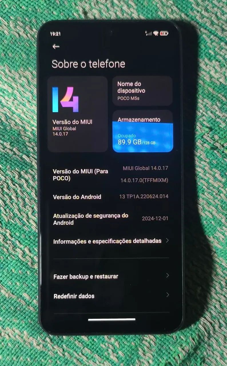Poco M5s 128gb / 6gb Ram Original - Nunca Aberto