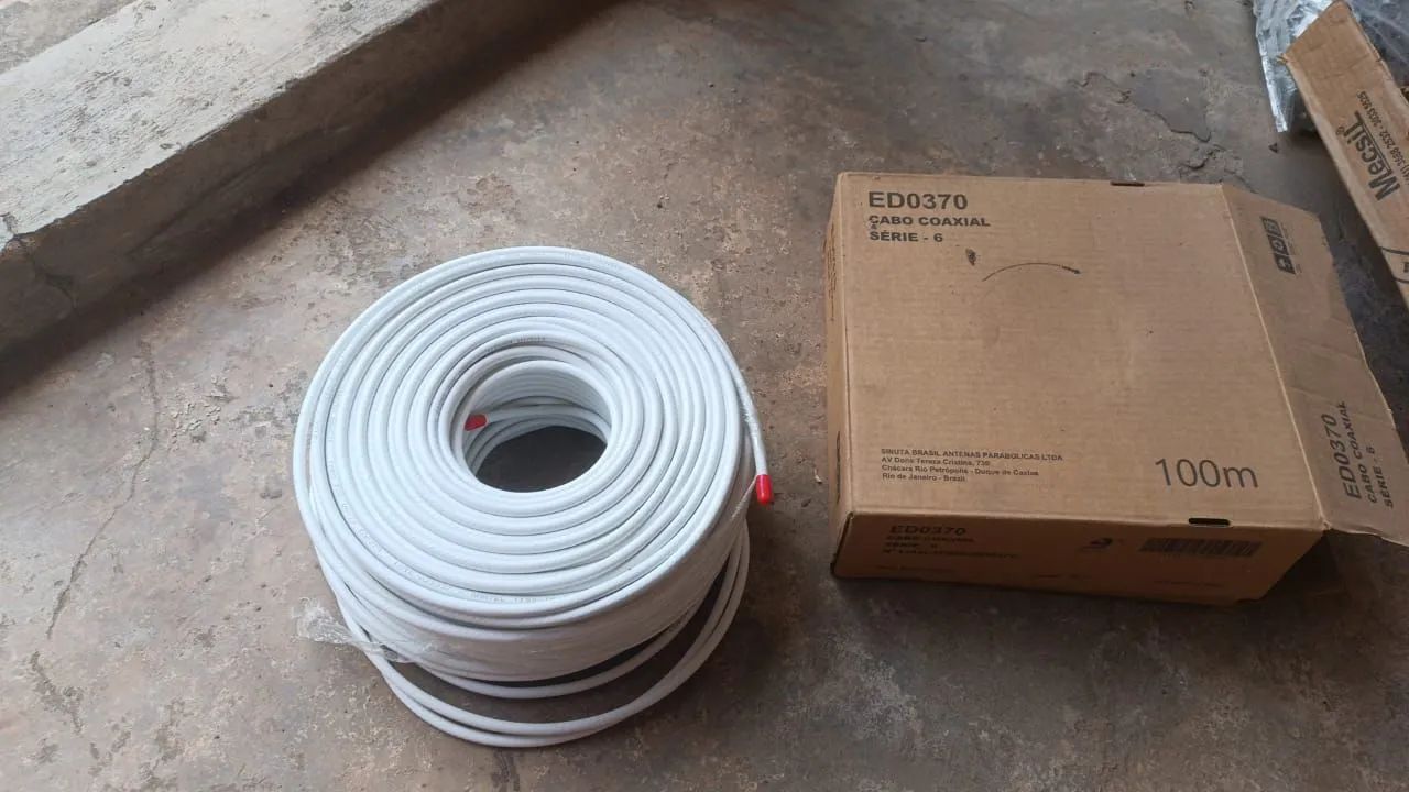 Cabo coaxial Série 06 - 100Mt