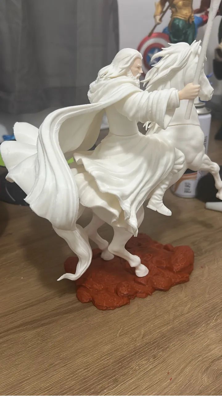 Action figure Gandalf Branco 25 cm
