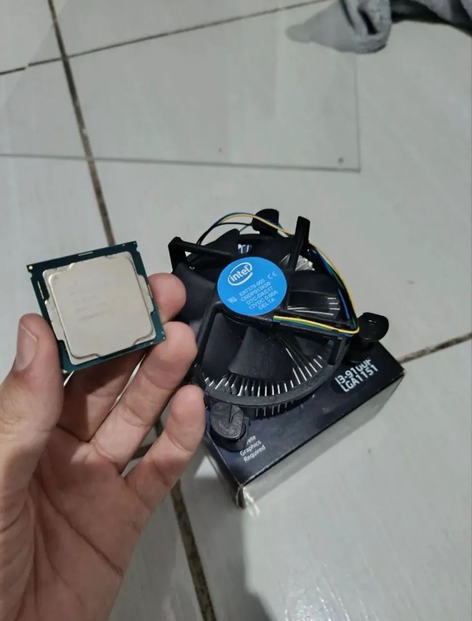 Processador i3 9100F + Cooler box 