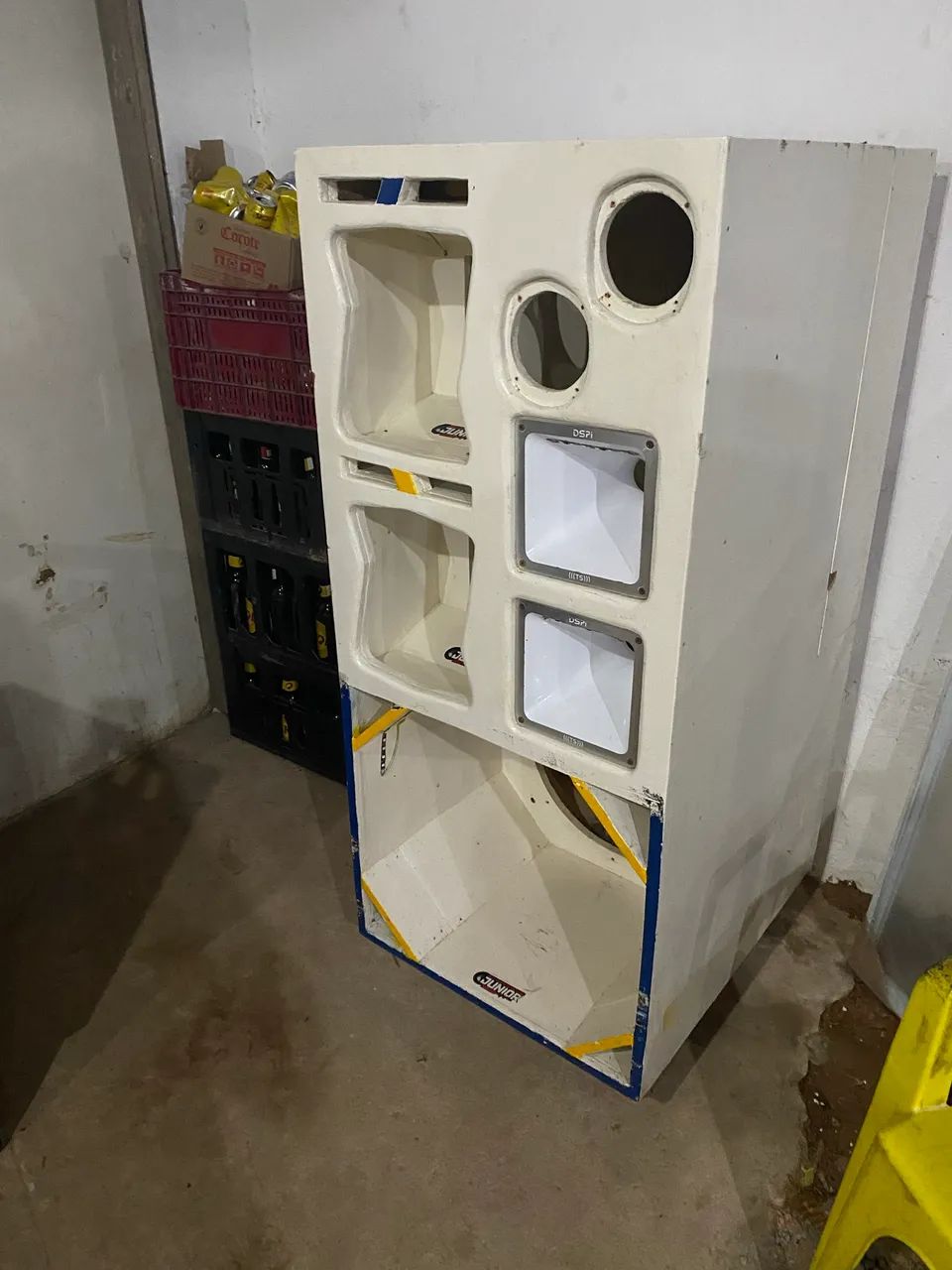 Estrutura de som pra alto falante de 18 e 10 polegadas 