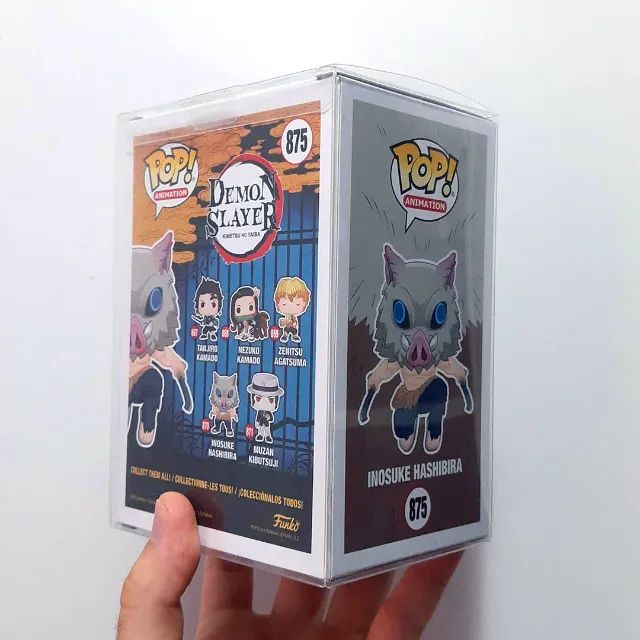 Funko Pop Demon Slayer Inosuke Flocked selo clássico de SpecialEdition (Vaulted) #875 - Foto 3