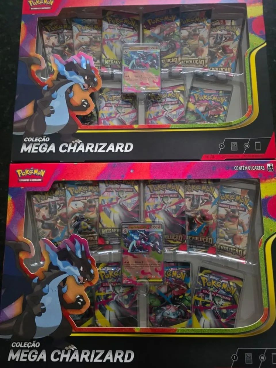 Pokémon TCG Box Mega Charizard X ME1 Lacrado