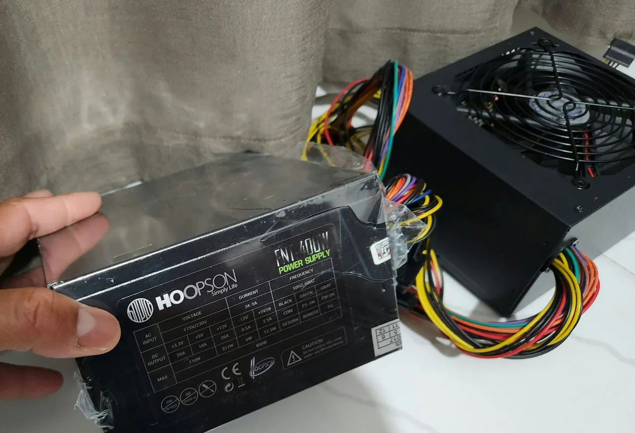 Lote com 2 fontes sem teste  - Foto 2