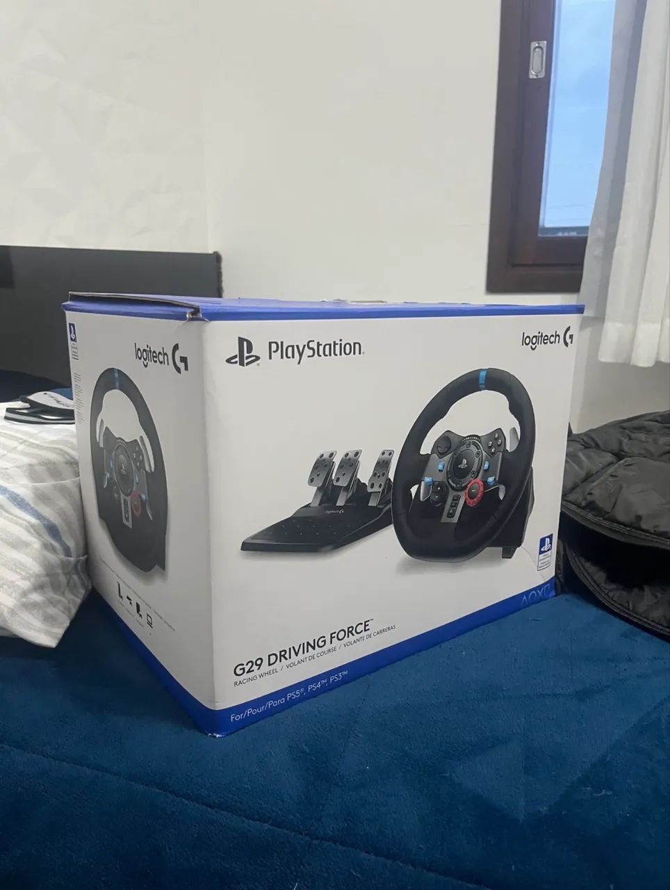 Volante Gamer G29 + Pedais LOGITECH | PC, PS5, PS4 e PS3  - Foto 5