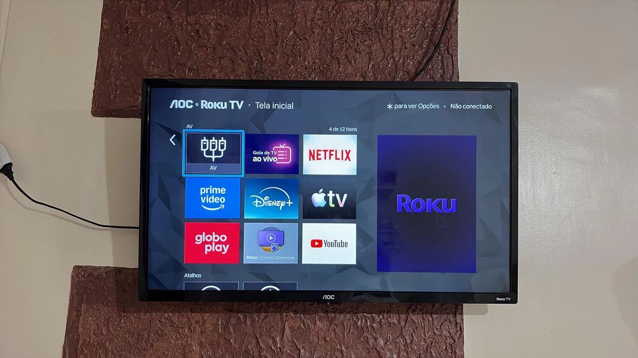 Smart tv 32 AOC roku
