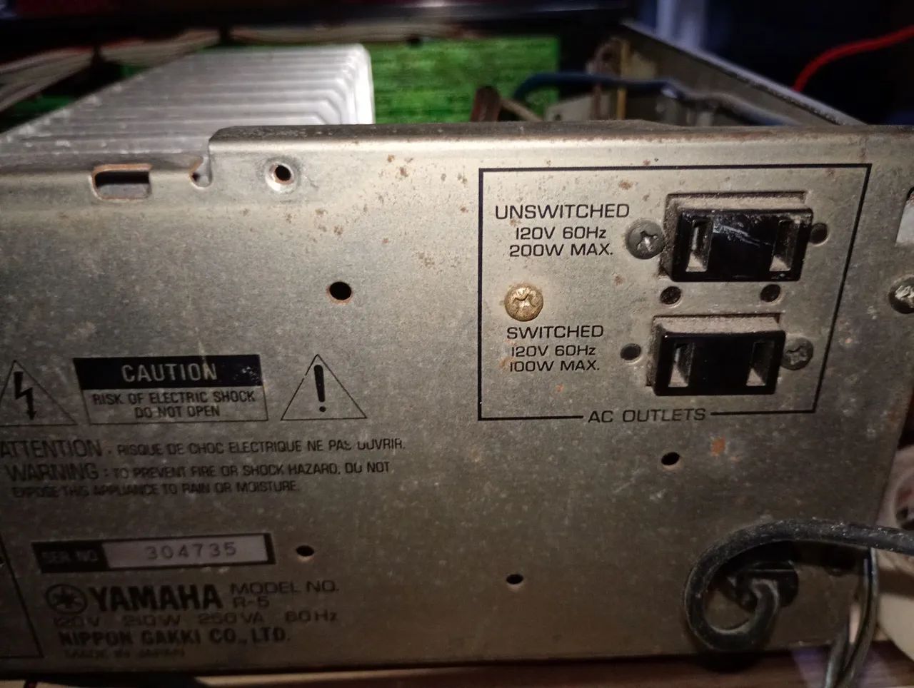 Receiver Yamaha R-5 Stereo - Foto 4
