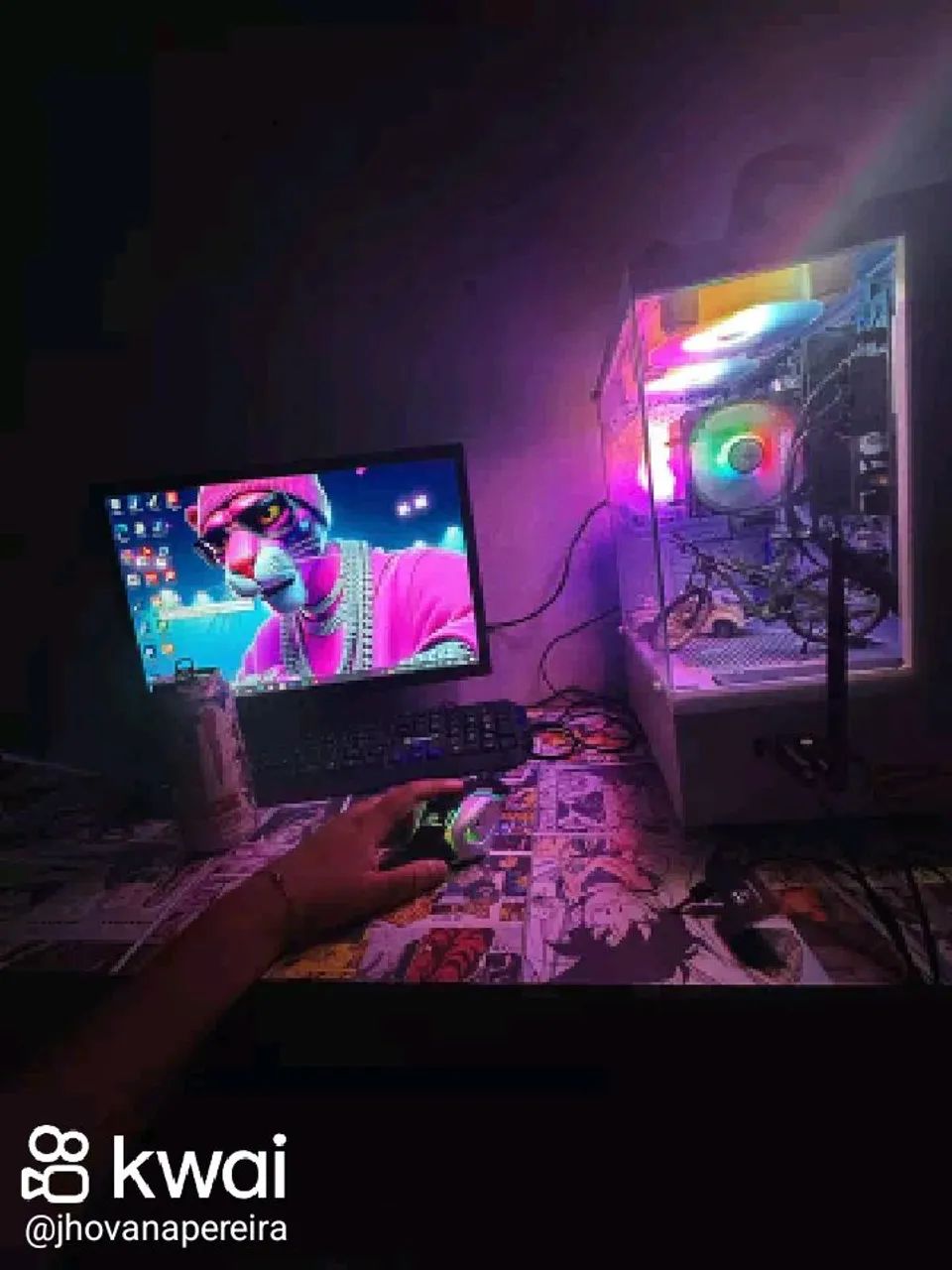 Pc gamer individual gabinete 