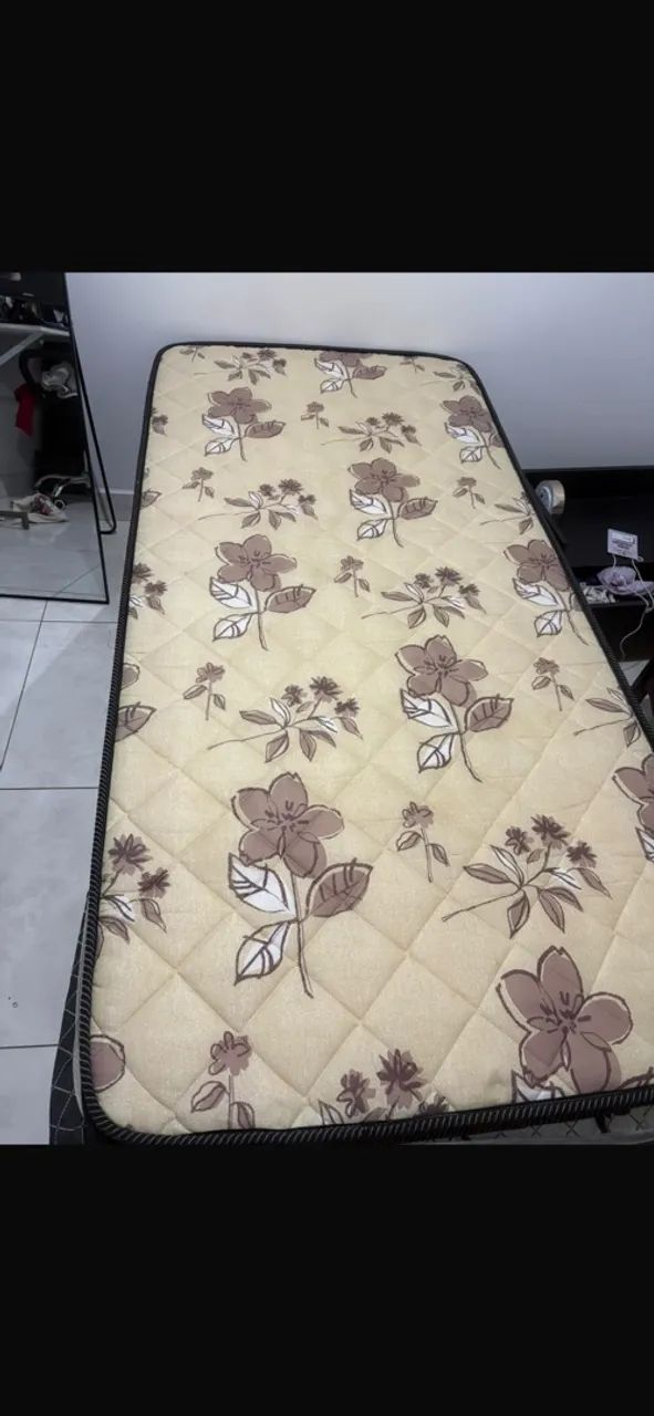 Cama de solteiro mais base box 