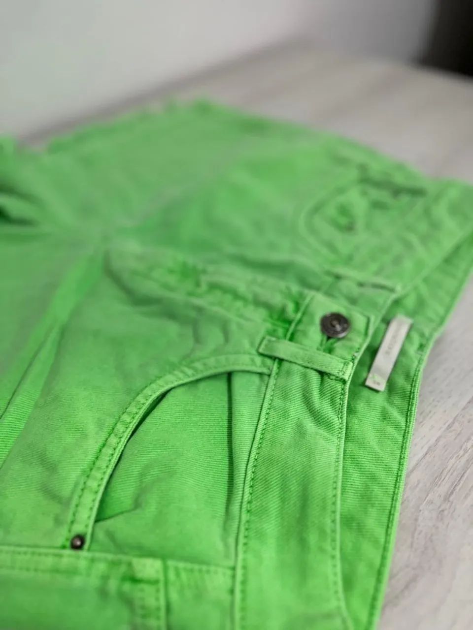 Shorts Verde Denimzero Tam 36 - Foto 4
