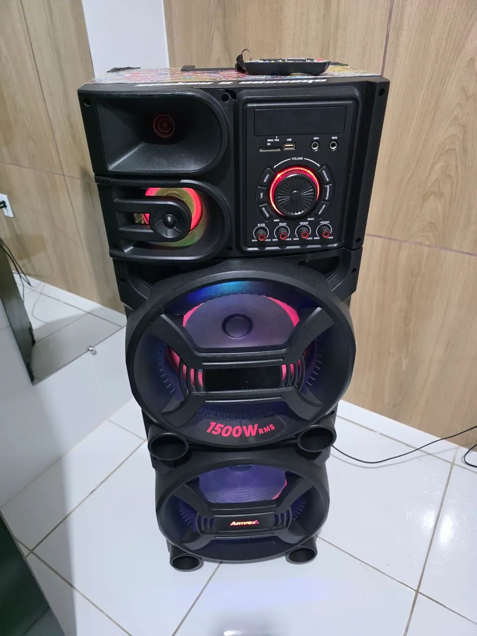 Caixa de som Arvox 1500 watts. - Foto 5