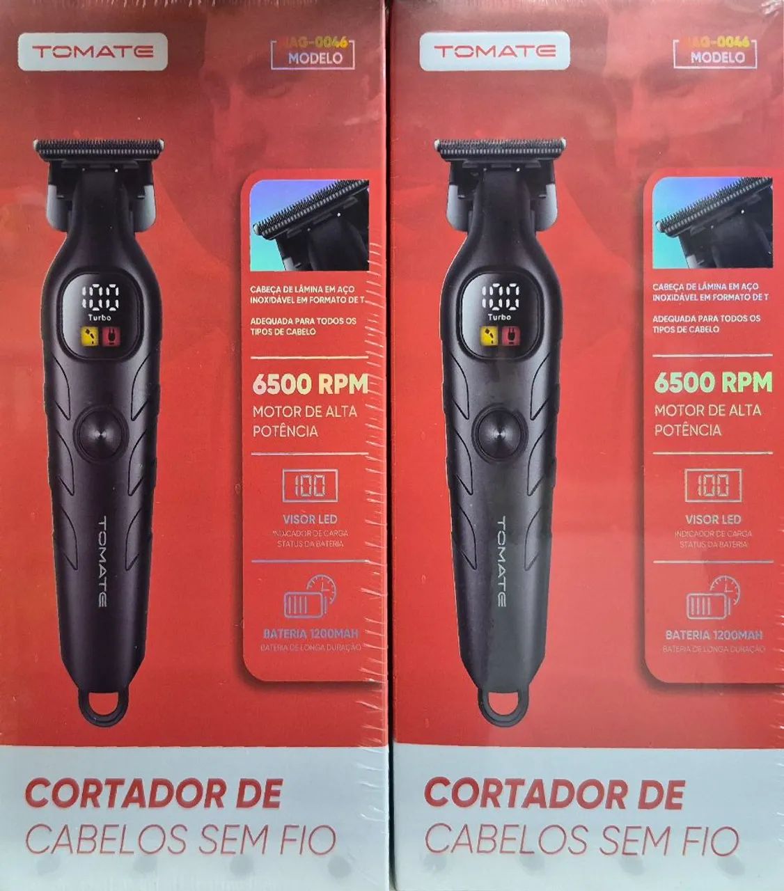 MAQUINA DE CORTAR CABELO 6500 RPM REF: MAG-0046