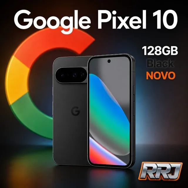 Google Pixel 10 128GB Black NOVO - Celulares e Smartphones