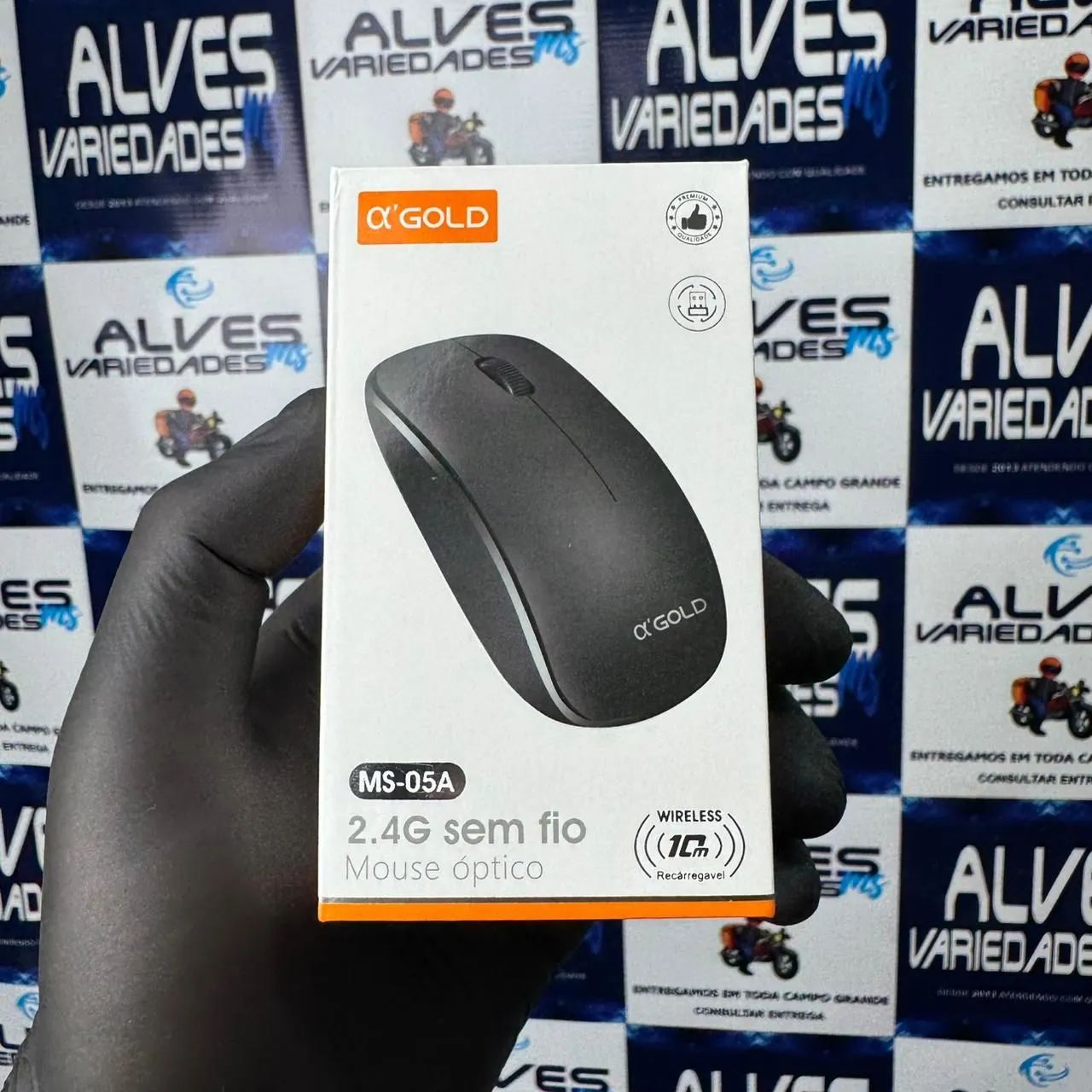 Mouse Sem Fio 2.4ghz 1200DPI