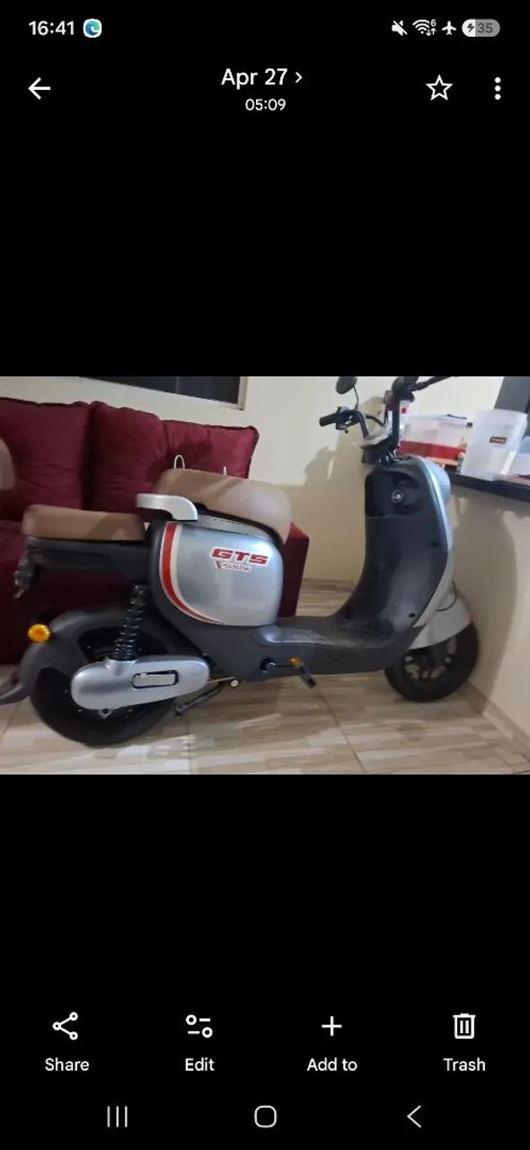 Scooter Elétrica Gts Jd-06 500w 48v, Retrô - Foto 3
