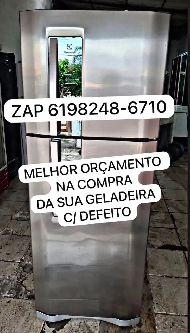 Pg. geladeira com defeito compre DF .