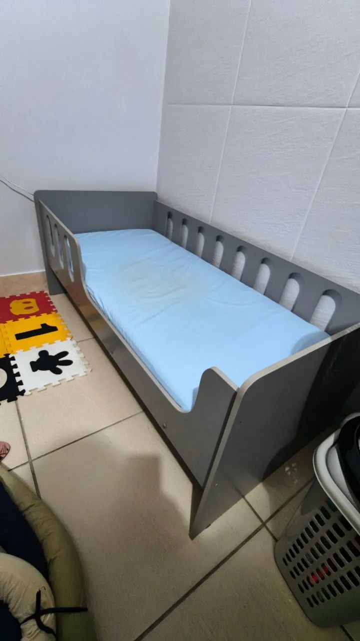 Mini cama com escorregador  - Foto 2