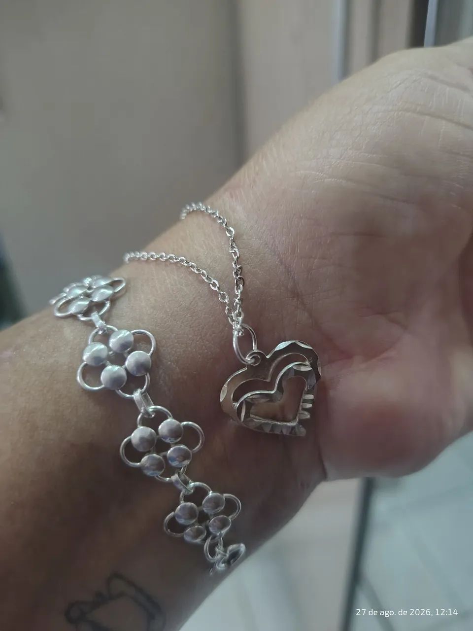 Conjunto em prata
