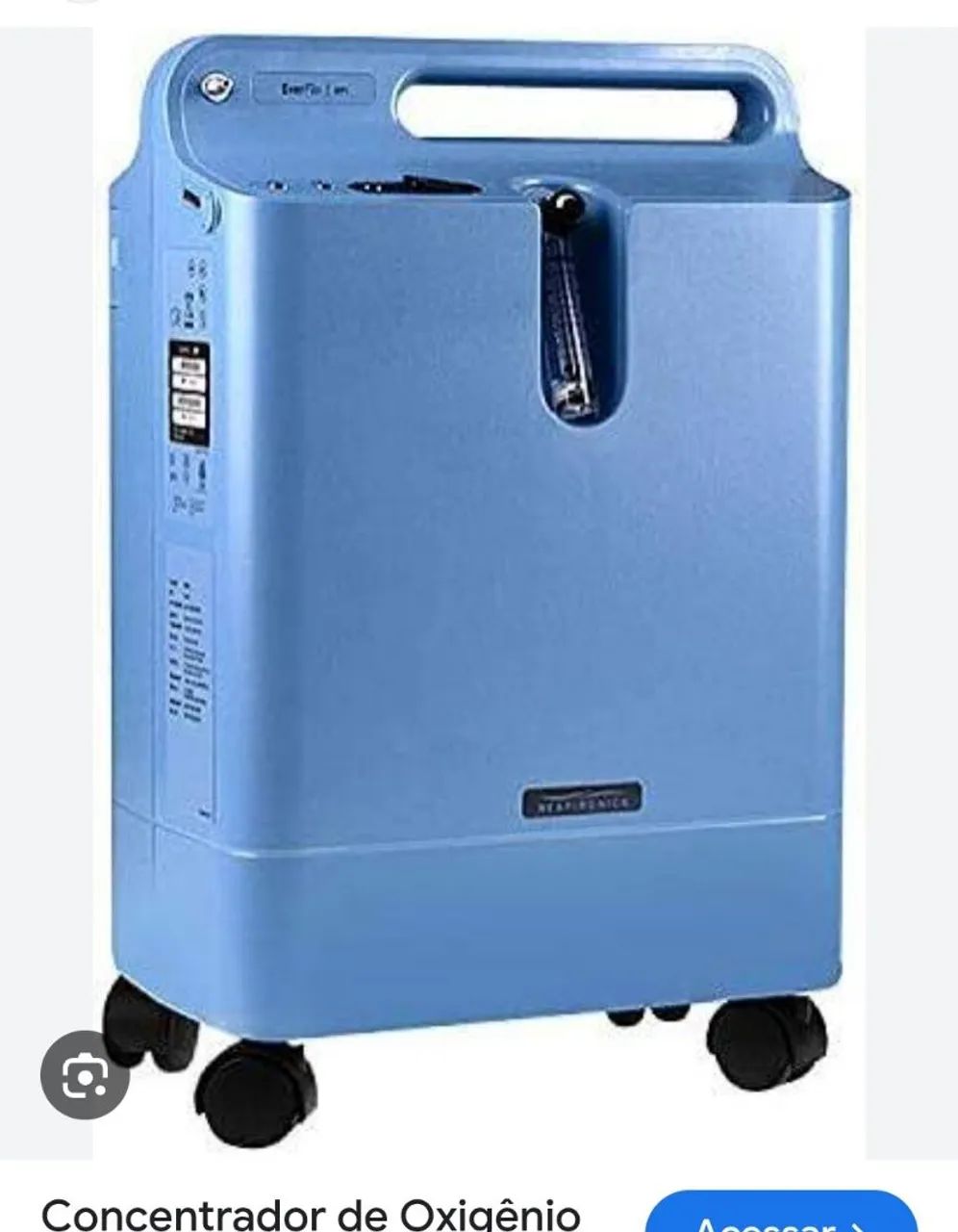 Manutenção preventiva e corretiva em concentrador de Oxigenio.
