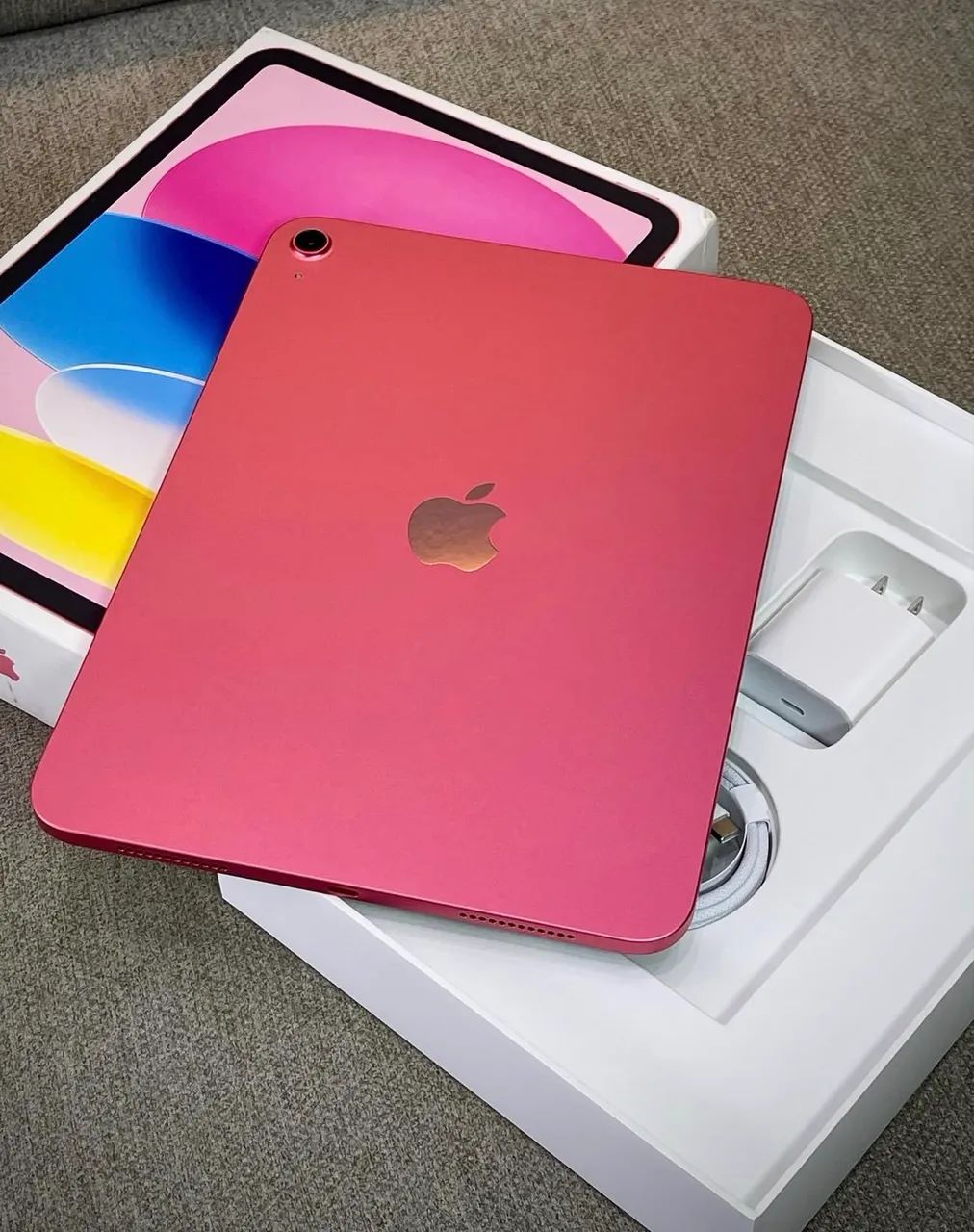 iPad 11a zero rosa com caixa e carregador nunca usado  - Foto 2