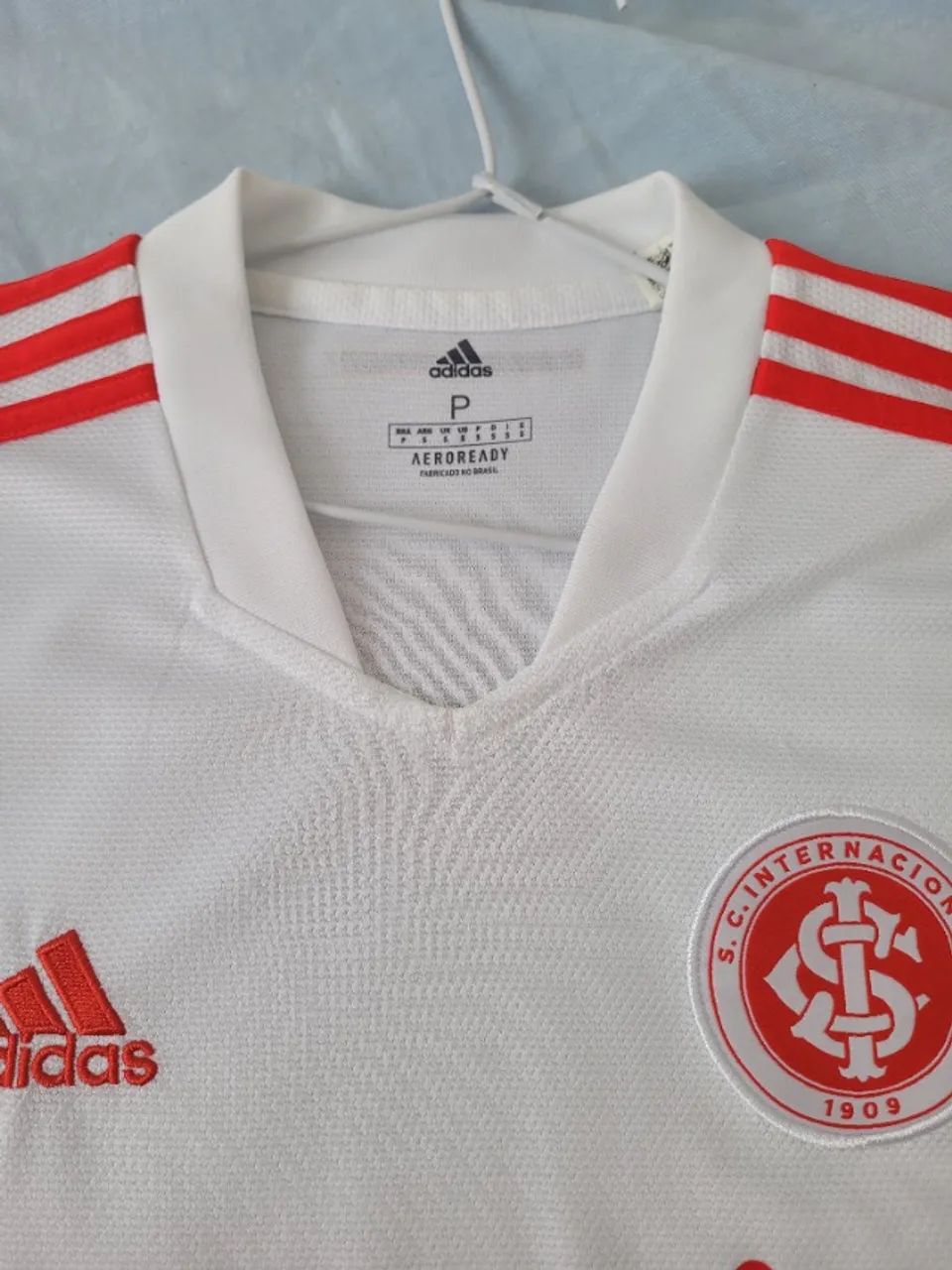 Camisa Internacional Branca Adidas 2020 - Original - Ótimo Estado - Foto 3
